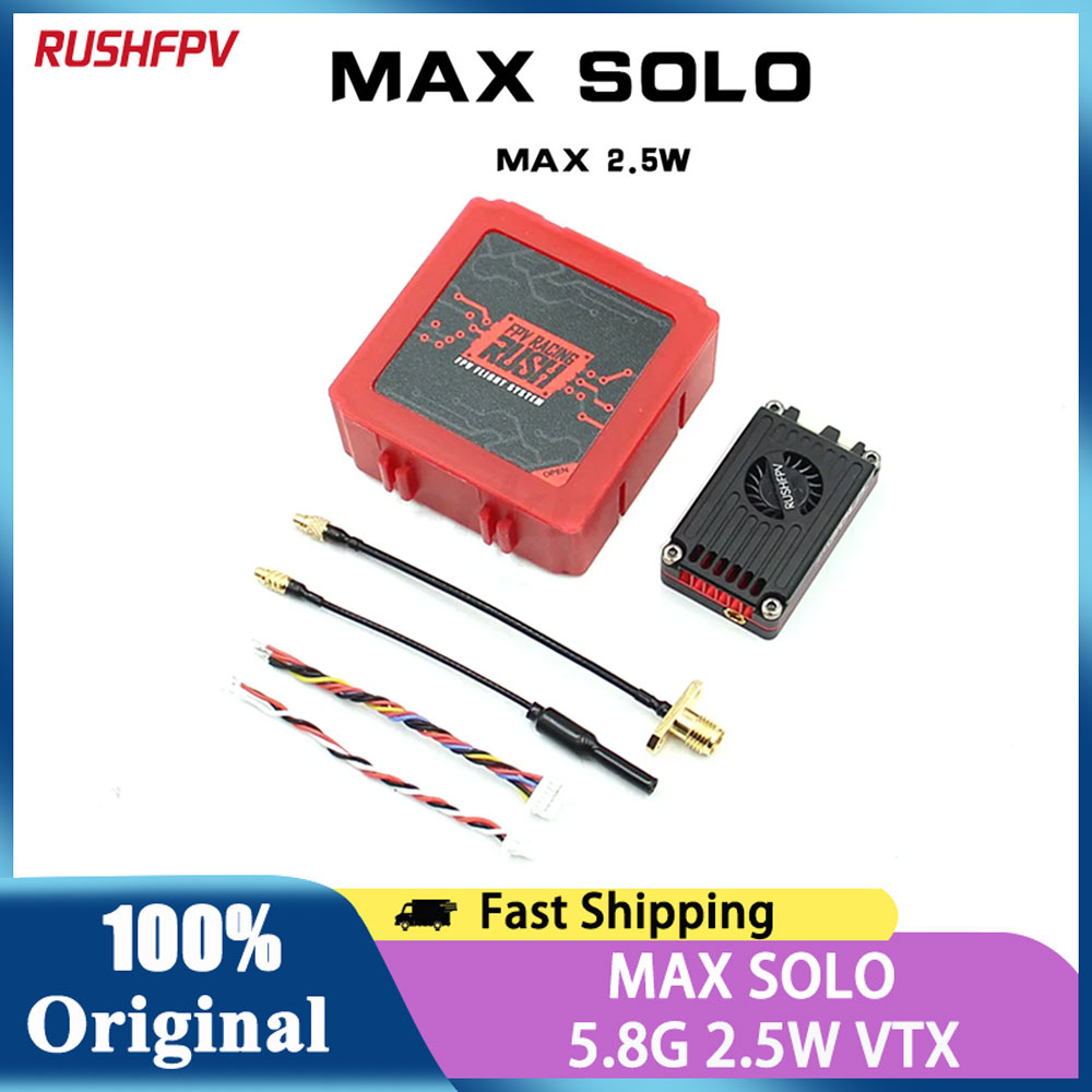 Rushfpv Rush Max Solo 5.8G 2.5W Vtx - جهاز إرسال فيديو RUSHFPV RUSH MAX
