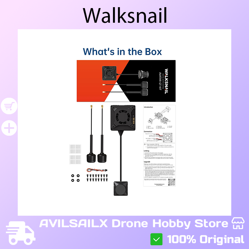 طقم Walksnail Avatar GT FPV مع - مراجعة Walksnail Avatar Gt Kit 2W Vtx وسعره