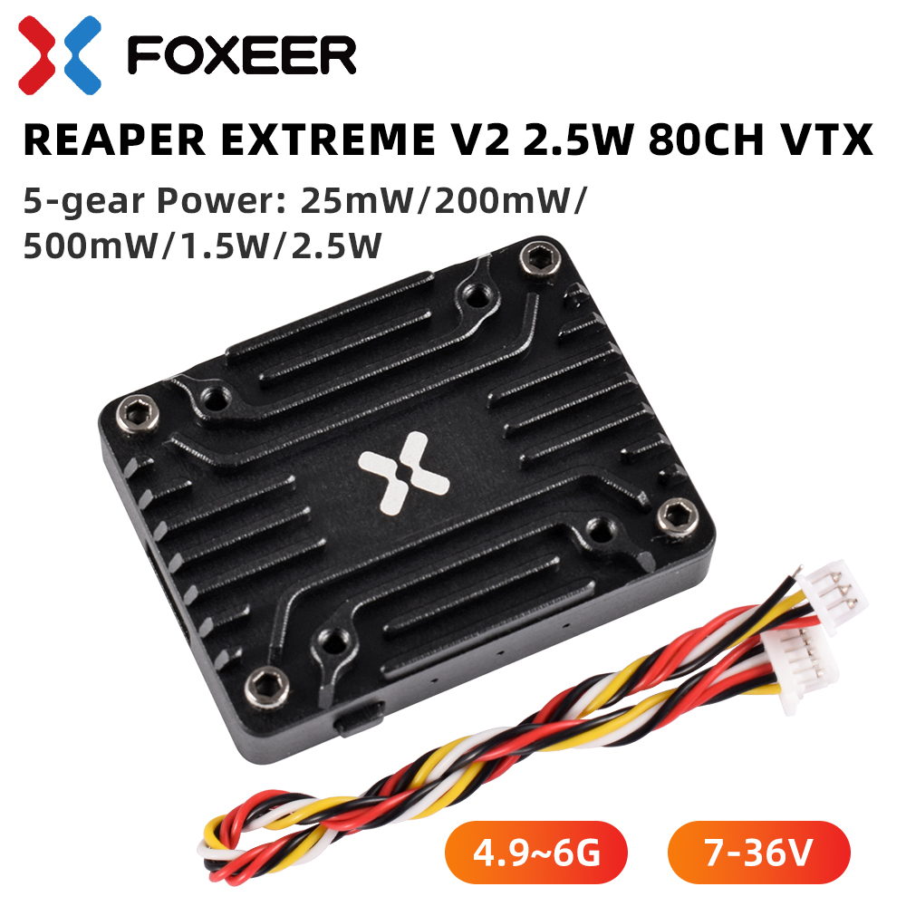 جهاز إرسال فيديو FPV من فوكسير - مراجعة Foxeer Reaper Extreme 2.5W Vtx وسعره